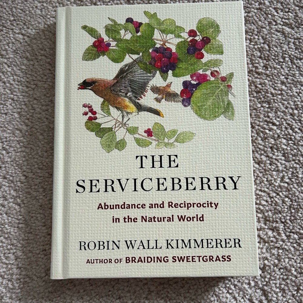 The Serviceberry by Robin Wall Kimmerer - White Coffee Table Book